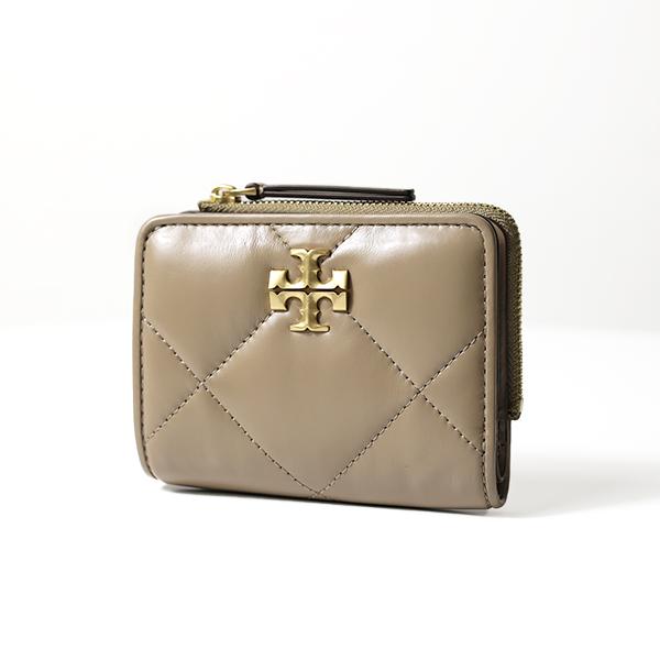【美品】トリーバーチ レザー 二つ折り財布 キルティング TORY BURCH（トリーバーチ） Kira Diamond Quilt Bi-Fold Wallet 二