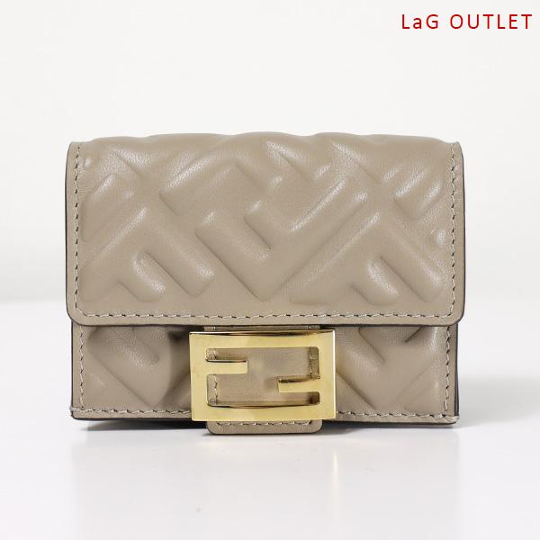 FENDI（フェンディ） 【LaGアウトレット】 三つ折り財布 MICRO TRI