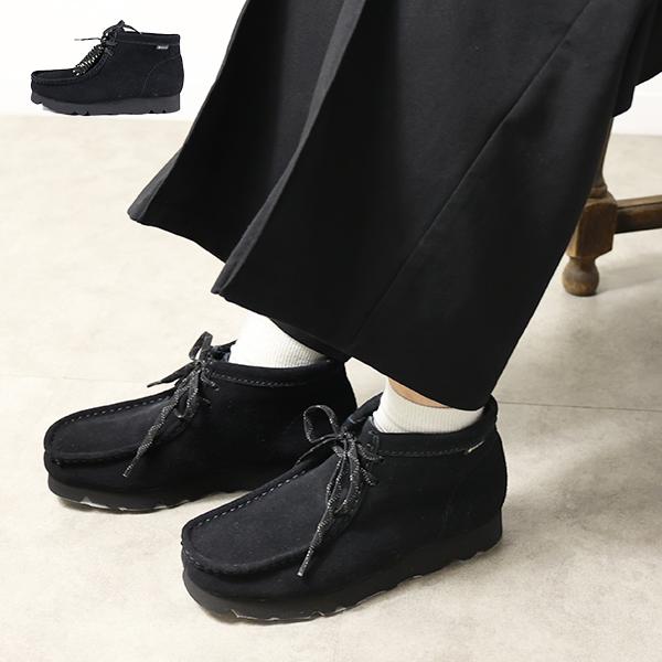 ブーツ 黒 Clarks クラークス GORE-TEX ゴアテックス ワラビー クラークス Clarks 26179251 ブーツ WallabeeGTX メンズ シューズ
