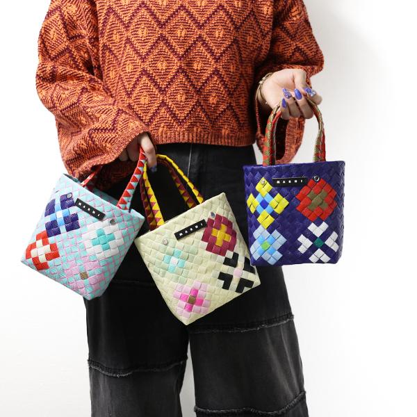 MARNI（マルニ） キッズ バスケットバッグ BLOSSOM MICRO BUSKET BAG