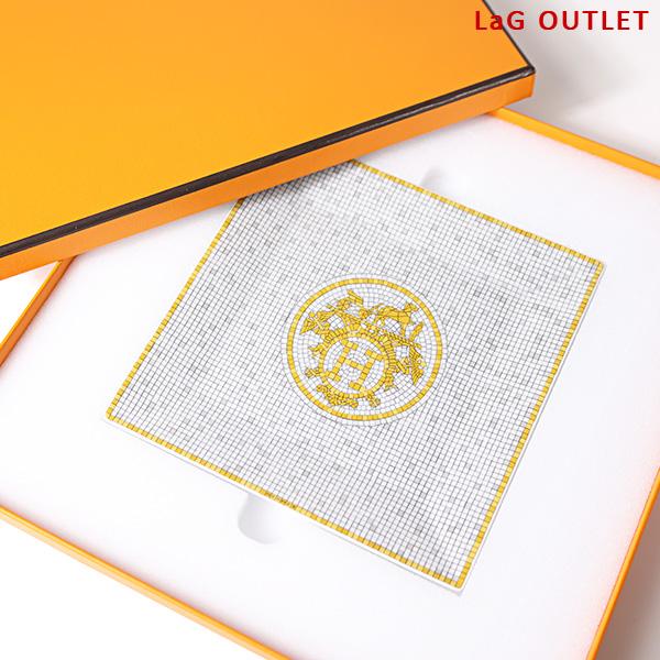 新品未使用HERMES モザイクデザイン 正方形皿 楽天市場】【新品】 エルメス 食器 スクエアプレート トレー PM