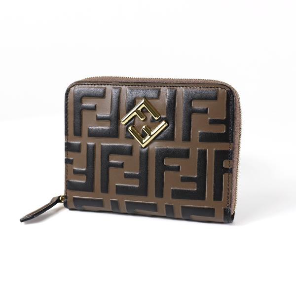 FENDI 8M0508 FFダイヤモンドジップラウンド二つ折り財布/BLACK 楽天市場】FENDI フェンディ ラウンドジップ 二つ折り財布