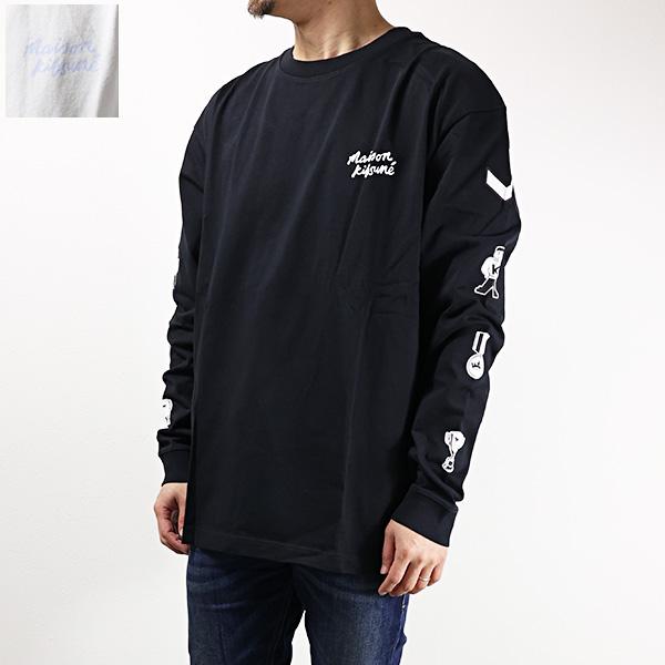 メゾンキツネ 日本限定 長袖 Lサイズ MAISON KITSUNE（メゾン キツネ） Tシャツ Prizes Comfort Long Sleeve