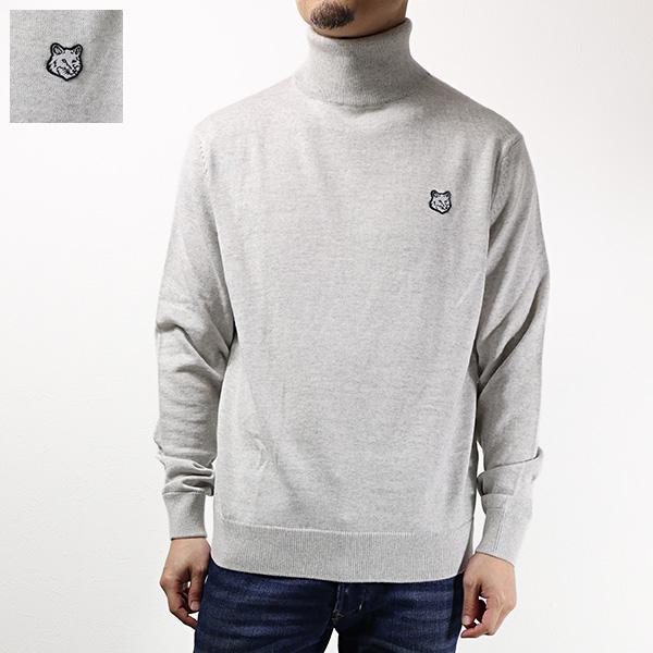 Maison Kitsuné フォックスヘッド タートルネックセーター MAISON KITSUNE（メゾン キツネ） セーター Fox Head Patch Regular