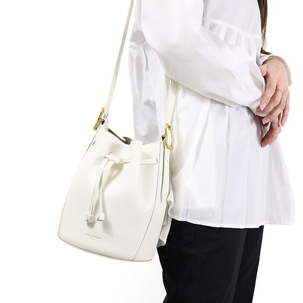 美品】J&M DAVIDSON ポピー ストライプ 2way ショルダー 茶 J&M 
