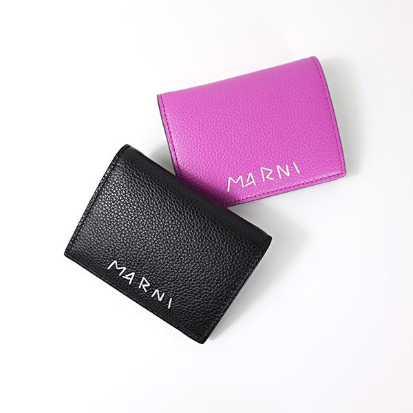 新品　MARNI 二つ折り財布 ピンクラベンダー 新品 MARNI 二つ折り財布 ピンクラベンダー