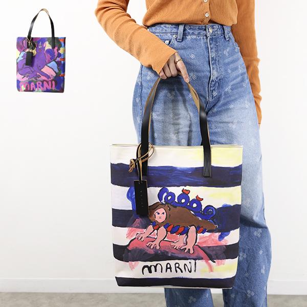 MARNI トートバッグ A4対応 SHMP0091U0 P5336 SHMP0091U0 P5337 MARNI マルニ トートバッグ Shopping Tote Bag SHMP0091U0 P5336