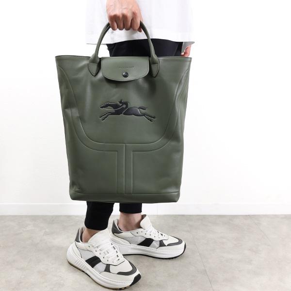 限定*国内発送*LONGCHAMP Le Pliage Xtra M Boots Bag*手提げ Le Pliage Xtra M Boots bag Khaki - Leather | Longchamp US