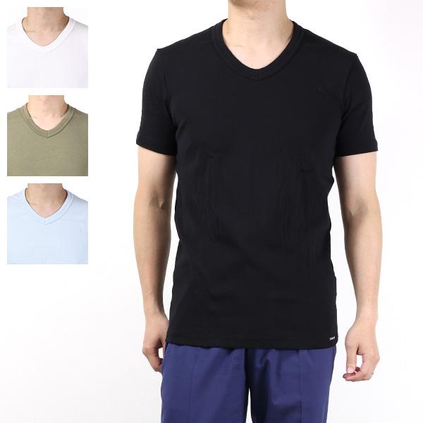 ヘルムートラング　Vネック 半袖 T HELMUT LANG（ヘルムートラング）Vネック 半袖Tシャツ 白 - メルカリ