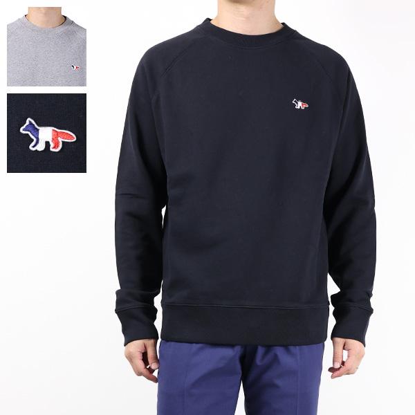 メゾンキツネ/スウェット/TRICOLOR FOX PATCH/ブラック/L MAISON KITSUNE（メゾン キツネ） スウェットシャツ Tricolor Fox