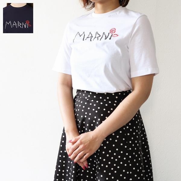 MARNI マルニ キッズ Tシャツ Stitch Logo T-Shirts M01444