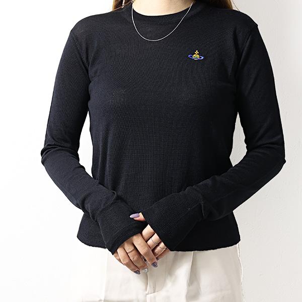3648【超希少モデル】ヴィヴィアンウエストウッド☆オーブ刺繍ロゴ入りニット Vivienne Westwood（ヴィヴィアンウエストウッド） セーター BEA Orb