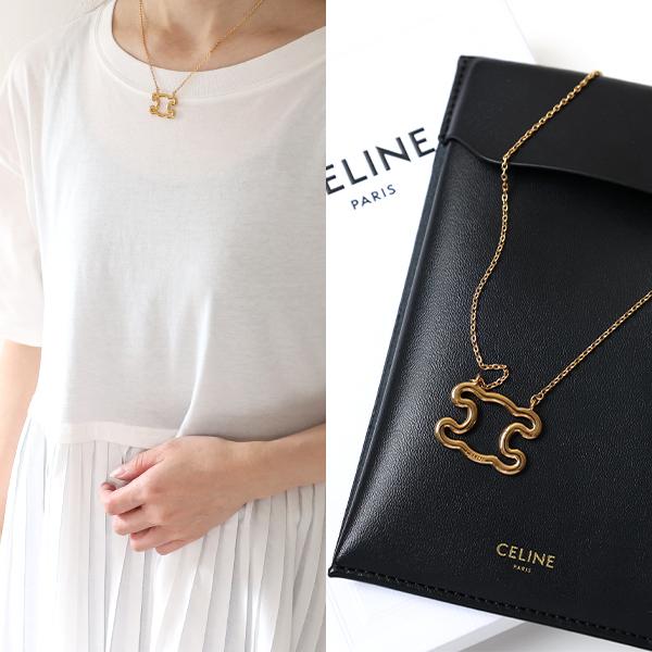 CELINE（セリーヌ） ネックレス Triomphe Large Necklace 460HT6BRA