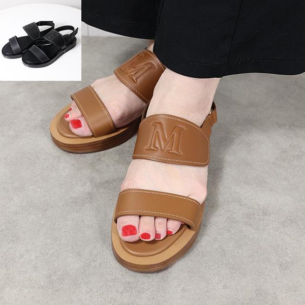 【MAX MARA】DIANAサンダル Max Mara（マックスマーラ） フラットサンダル Diana Leather Sandals