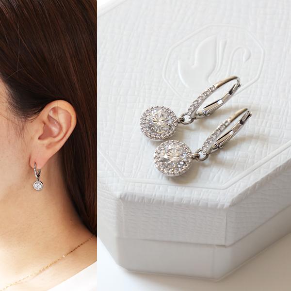 SWAROVSKI スワロフスキー ドロップピアス Constella Drop