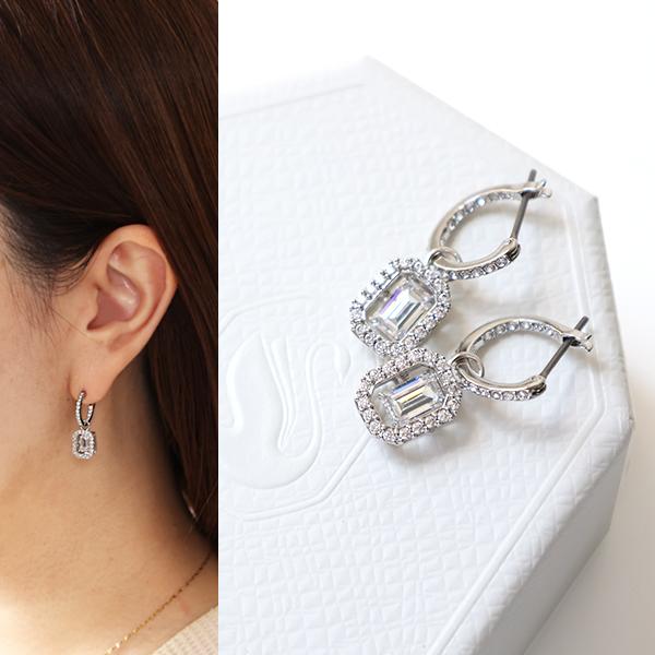 SWAROVSKI スワロフスキー ドロップピアス Millenia Drop