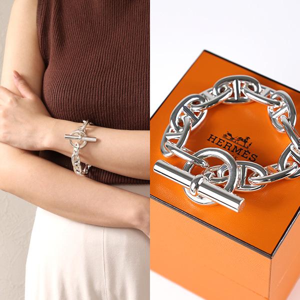 エルメス定番モデルH101995B CHAINE DANCREブレスレットTGM エルメス Hermes HERMES ブレスレット Chaine DAncre