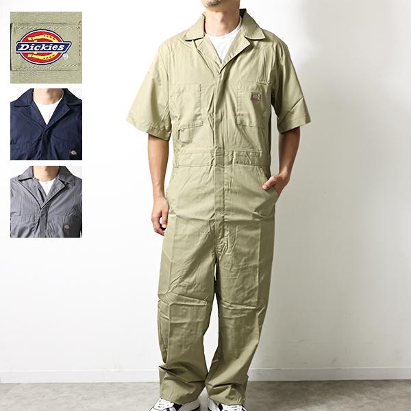 【 Dickies ディッキーズ つなぎ Short Sleeve Coverall 33999 Regular 】5オンスのポリエステル・コットン混紡素材を使用したカバーオールです。薄手でありながら丈夫で、防汚機能も備えています。すっきり...