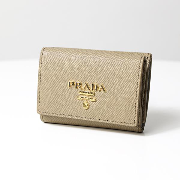 PRADA プラダ　三つ折り財布　Saffiano l PRADA プラダ 三つ折り財布 Saffiano Leather Multi Color