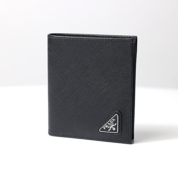 PRADA（プラダ） 二つ折り財布 Saffiano Leather Wallet 2MO010 QHH