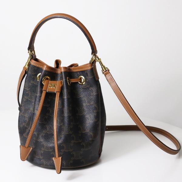 CELINE（セリーヌ） ハンドバッグ TEEN CLARA Triomphe Canvas Bucket