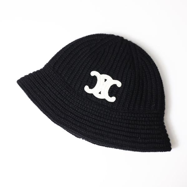 CELINE（セリーヌ） バケットハット Triomphe Cloche Beanie