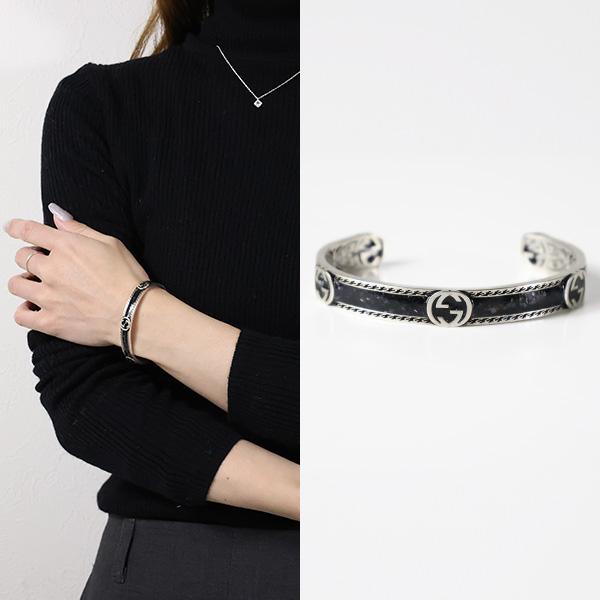GUCCI（グッチ） ブレスレット Interlocking G Cuff Bracelet