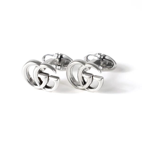 GUCCI（グッチ） カフスボタン GG Marmont Silver Motif Cufflinks GG
