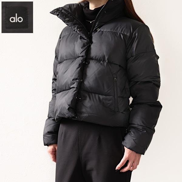 美品 Alo Yoga Gold Rush ダウン 黒 XS アロヨガ Gold Rush Puffer - Black | ALO