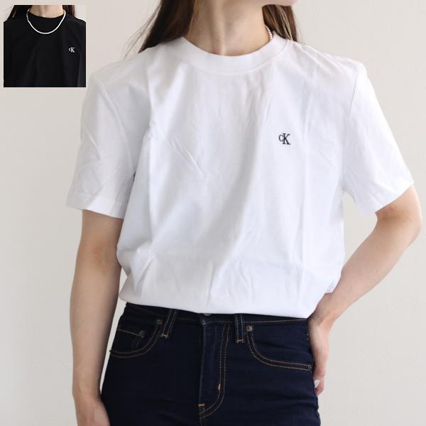 Calvin Klein Jeans カルバンクラインジーンズ Tシャツ Archive Logo Crew Neck T-Shirts 47A219G レディース 半袖 カットソー クルーネック コットン