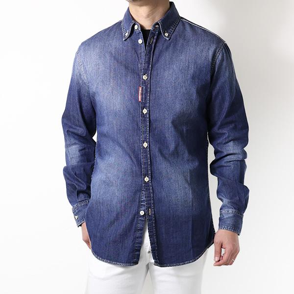 DSQUARED2（ディースクエアード） RELAX DAN DENIM SHIRTS S74DM0905