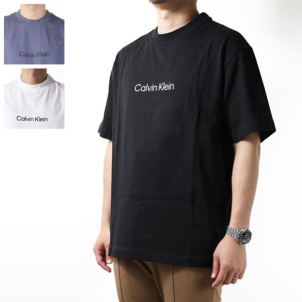 Calvin Klein カルバンクライン Tシャツ Relaxed Standard Logo T-Shirts 40HM228 メンズ レディース 半袖 クルーネック カットソー コットン ロゴT