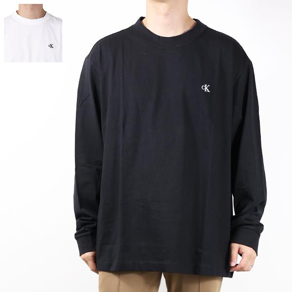 Calvin Klein Jeans カルバンクラインジーンズ Tシャツ Easy Monogram T-Shirts 4RD247G メンズ 長袖 モノグラムロゴ カットソー クルーネック コットン ロンT