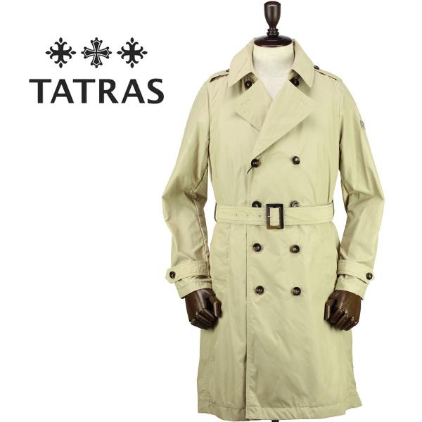 国内正規品 Tatras 即日発送 Tatras タトラス ファッション メンズ ベージュ インナーダウンベスト付 コットンナイロン トレンチコート Biancospino Mta18s4545 ベージュ ラグラグマーケット