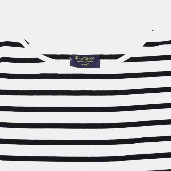 年春夏新作 国内正規品 Le Minor ルミノア 5分袖 ボーダーカットソー Lmg095bcmr Mariniere Evasee マリニエールエバシ Jsonic Ca