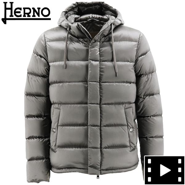 ヘルノ ダウン メンズ Resort Line リゾートライン 軽量 ナイロン フーデットダウンジャケット Herno Pi073ur Her 123 9409 グレー 返品交換不可 ラグラグマーケット 通販 Yahoo ショッピング