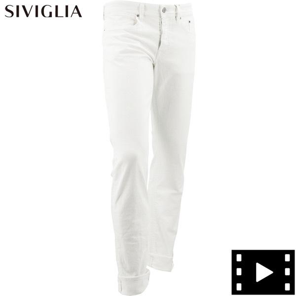 シヴィリア シビリア デニム メンズ ストレッチ スリムテーパード ホワイトデニム Siviglia Mq0d Svl 800 1103 ホワイト 返品交換不可 ラグラグマーケット 通販 Yahoo ショッピング