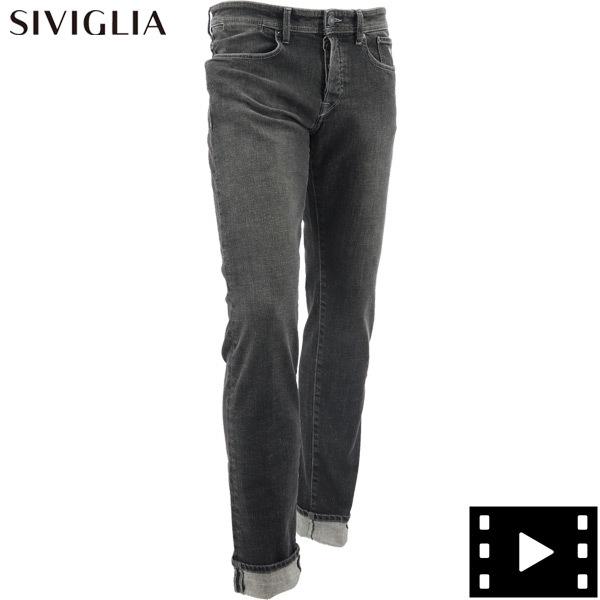シヴィリア シビリア デニム メンズ ストレッチ ウォッシュド加工 テーパードデニム Siviglia Mq0d Svl 8002 グレー 返品交換不可 ラグラグマーケット 通販 Yahoo ショッピング