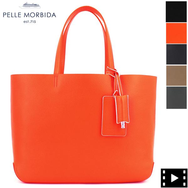未使用PELLE MORBIDAペッレモルビダMB064トートバッグトートバック PELLE MORBIDA ペッレモルビダ トートバッグ シュリンクレザー