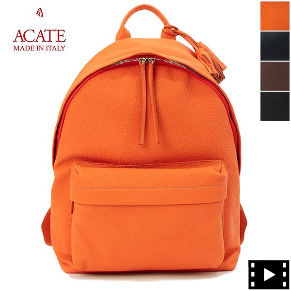 アカーテ バックパック カーフ シュリンクレザー リュック ACATE BIZE 