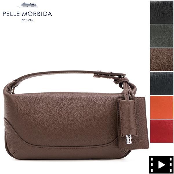 PELLE MORBIDA（ペッレ モルビダ） ハンドバッグ シュリンクレザー 