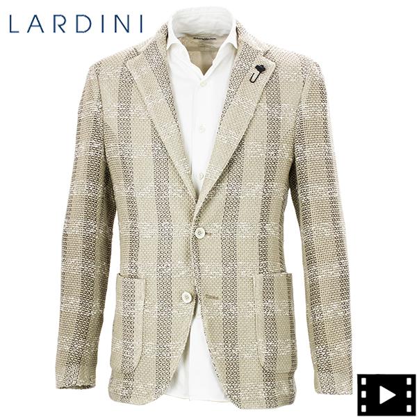 LARDINI ラルディーニ ジャケット メンズ コットン リネン混 LARDINI ラルディーニ ジャケット メンズ コットン リネン混