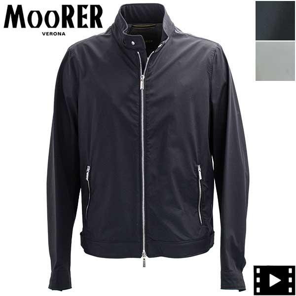 MOORER（ムーレー） ライダース メンズ 撥水 ストレッチナイロン 