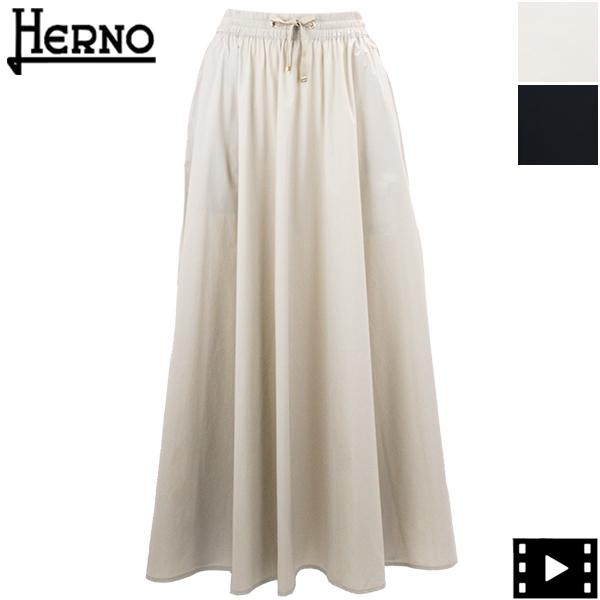 Herno レディース ストレッチ ロングスカート HERNO（ヘルノ） スカート レディース ストレッチ ロングスカート