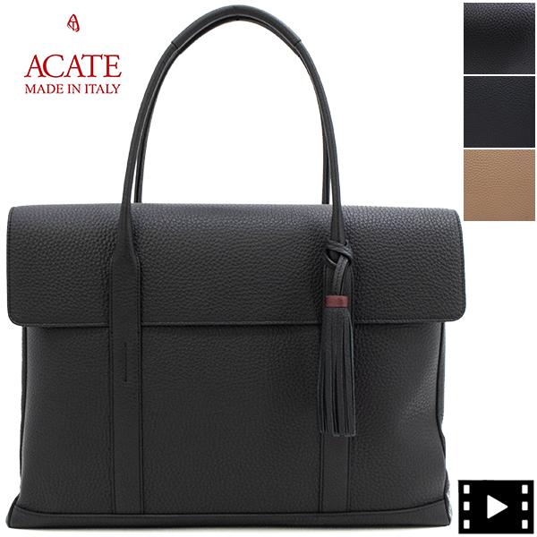 Acate Mescolare アカーテ 新定番フラップトート 新品未使用 アカーテ バッグ カーフレザー フラップトートバッグ ACATE MESCOLARE