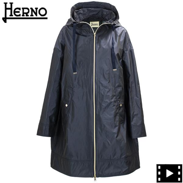 HERNO ヘルノ コート レディース ポリエステル フーデットコート HERNO ヘルノ コート レディース ポリエステル フーデットコート