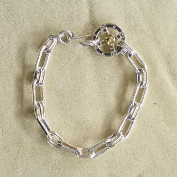 MOTOR NEW VINTAGE モーター【BR-03】【UEDA HANDMADE CHAIN BRACELET