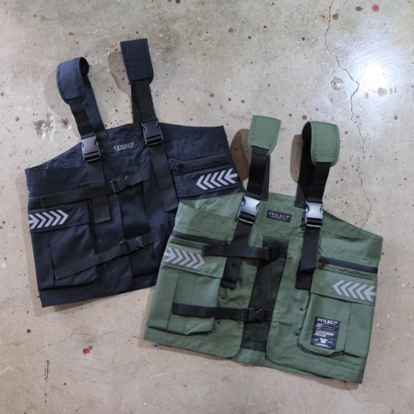 EVILACT イーブルアクト ユーティリティベスト ブラック べストバッグ EVILACT イーブルアクト ユーティリティベスト ブラック べストバッグ