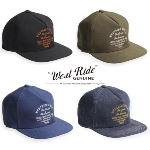 WESTRIDE ウエストライド【BB CAP26-2】≪THE BEGINNING≫ ベースボールキャップ 帽子 刺繍 日本製