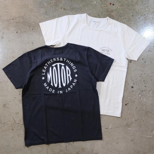 MOTOR NEW VINTAGE モーター【RCL64】【半袖MOTOR丸ロゴプリントT